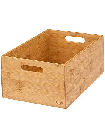 Lot de 3 paniers rectangle BLACKBAMBOO