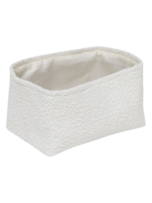 Lot de 3 paniers rectangles effet bouclette LOE - Kiabi