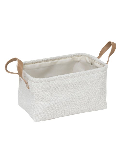 Lot de 3 paniers rectangles effet bouclette LOE - Kiabi