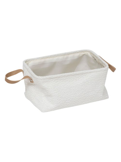 Lot de 3 paniers rectangles effet bouclette LOE - Kiabi