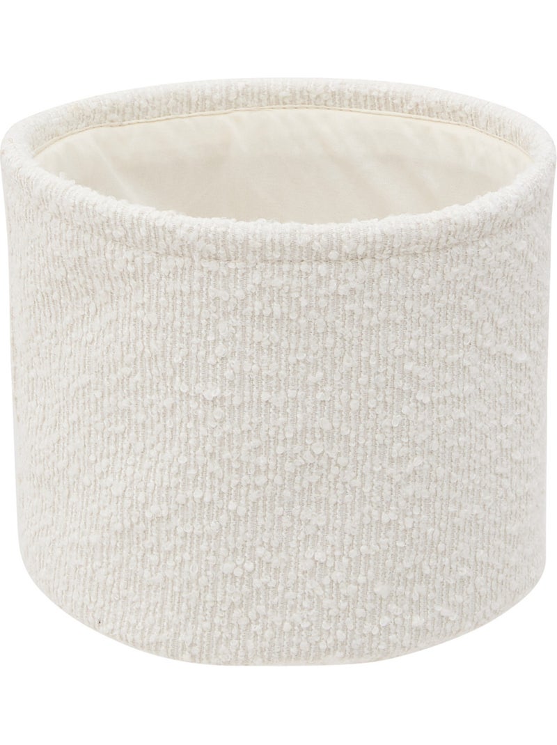 Lot de 3 paniers ronds BOUCLETTE Blanc - Kiabi
