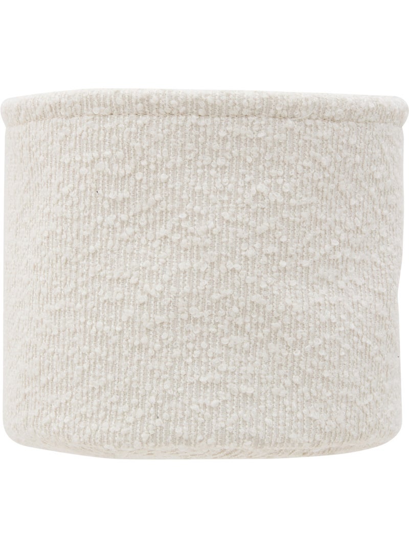Lot de 3 paniers ronds BOUCLETTE Blanc - Kiabi