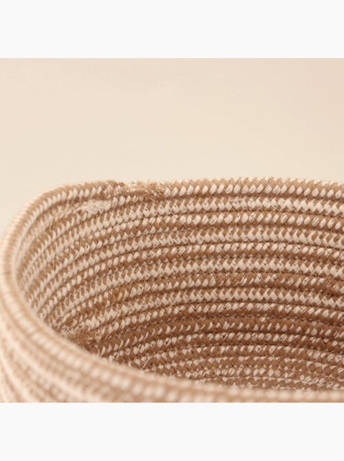 Lot de 3 paniers ronds en corde - Kiabi