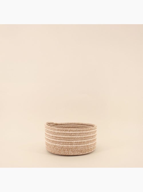 Lot de 3 paniers ronds en corde - Kiabi
