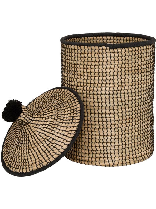 Lot de 3 paniers ronds en roseau NYERO - Kiabi Lot de 3 paniers ronds en roseau NYERO - Kiabi