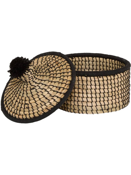 Lot de 3 paniers ronds en roseau NYERO - Kiabi Lot de 3 paniers ronds en roseau NYERO - Kiabi