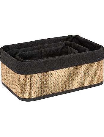 Lot de 3 paniers 20/25/30cm STEMY