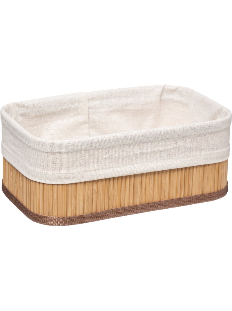 Lot de 3 paniers tissu VANNERIE Beige - Kiabi
