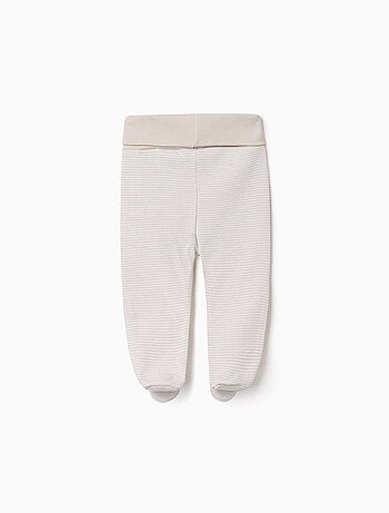 Lot de 3 pantalons à pieds en coton