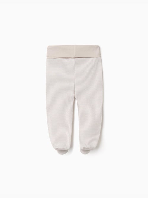 Lot de 3 pantalons à pieds en coton - Kiabi Lot de 3 pantalons à pieds en coton - Kiabi