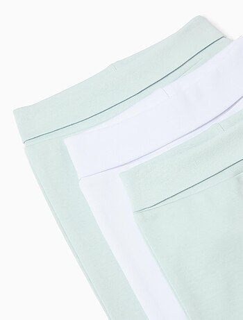 Lot de 3 pantalons à pieds pour bébé MO Fashion