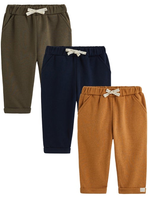 Lot de 3 pantalons bébé en molleton - Kiabi Lot de 3 pantalons bébé en molleton - Kiabi