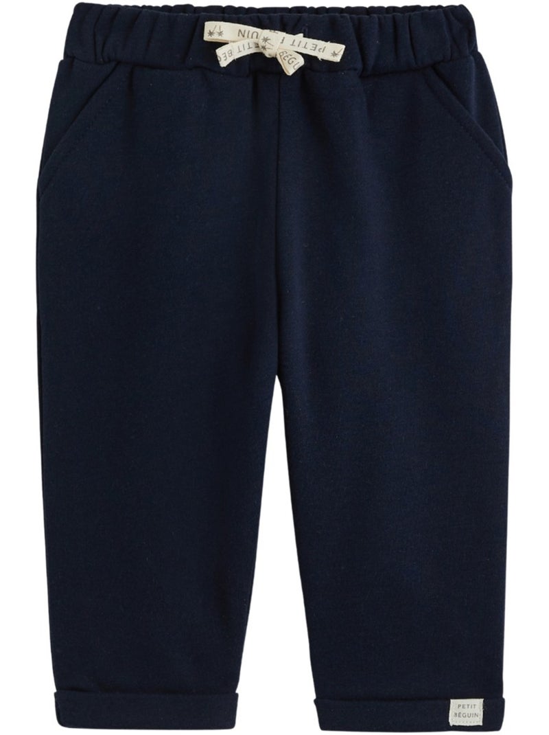 Lot de 3 pantalons bébé en molleton Bleu - Kiabi