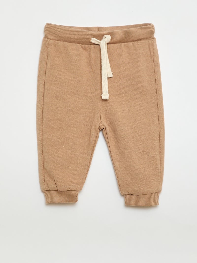 Lot de 3 pantalons de jogging Beige - Kiabi