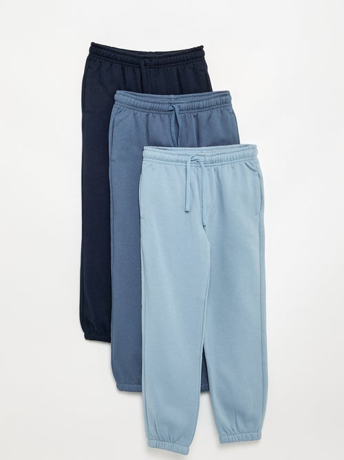 Lot de 3 pantalons de jogging unis - Kiabi