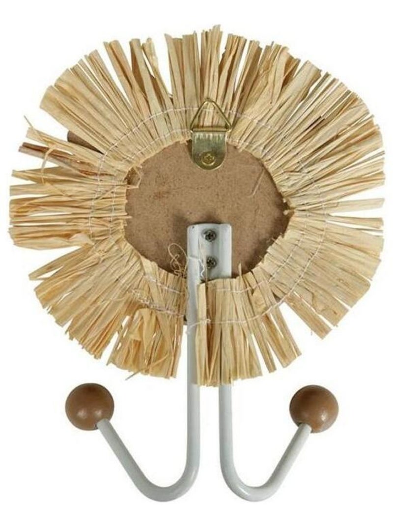 Lot de 3 patères Lion Beige - Kiabi