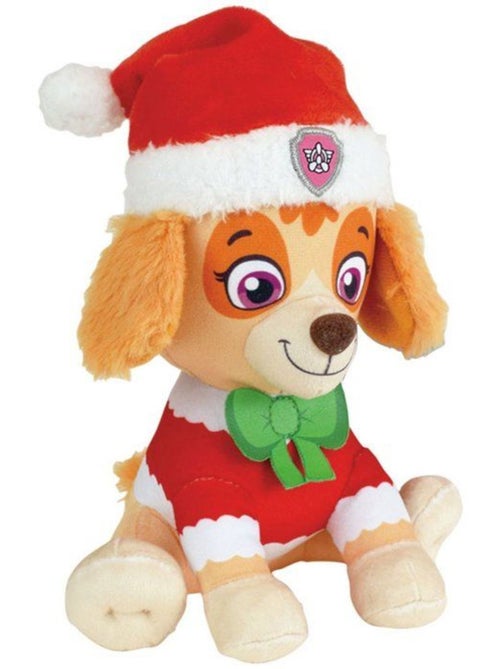 Lot de 3 peluches - Pat'Patrouille - Chase, Stella et Marcus - +/- 17 cm - Version Noël - Kiabi