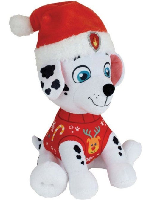 Lot de 3 peluches - Pat'Patrouille - Chase, Stella et Marcus - +/- 17 cm - Version Noël - Kiabi