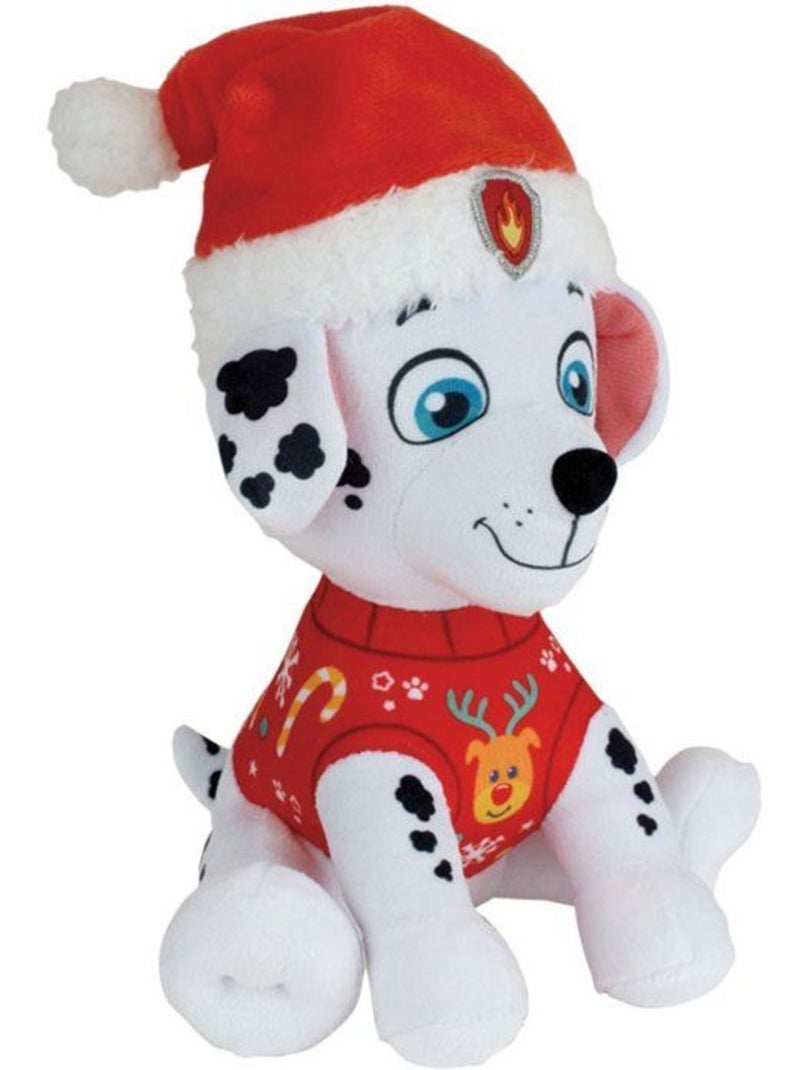 Lot de 3 peluches - Pat'Patrouille - Chase, Stella et Marcus - +/- 17 cm - Version Noël Multicolore - Kiabi