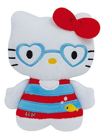 Lot De 3 Peluches Calin Hello Kitty - 14 cm