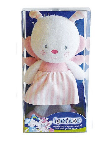 Lot de 3 peluches Luminou le petit monde féerique peluche lumineuse naturelle