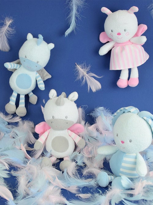 Lot de 3 peluches Luminou le petit monde féerique peluche lumineuse naturelle - Kiabi