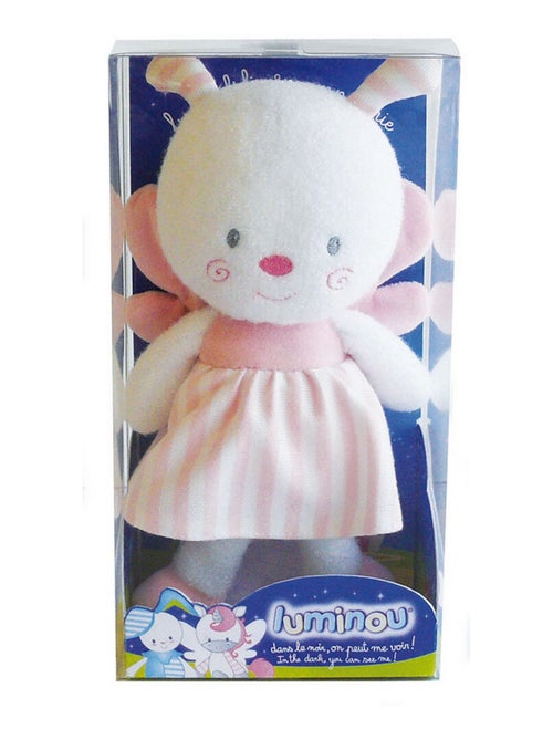 Lot de 3 peluches Luminou le petit monde féerique peluche lumineuse naturelle - Kiabi