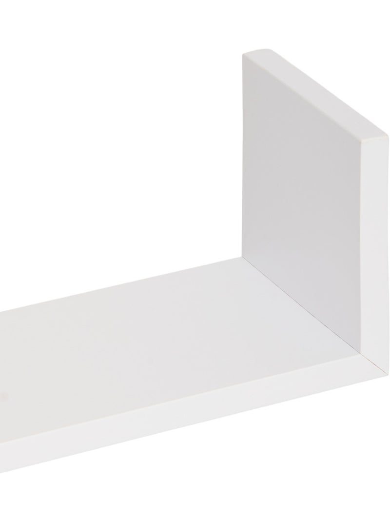 Lot de 3 petites étagères murales effet bois design flottant FIXY Blanc - Kiabi
