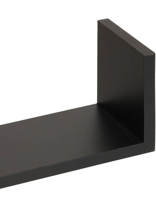 Lot de 3 petites étagères murales effet bois design flottant FIXY - Kiabi