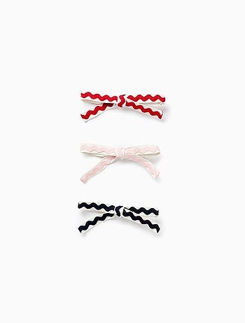 Lot de 3 Pinces à Cheveux avec Rubans Grecs