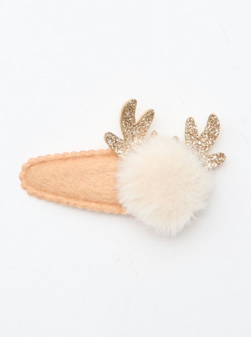 Lot de 3 pinces clic clac 'Noël' - Kiabi