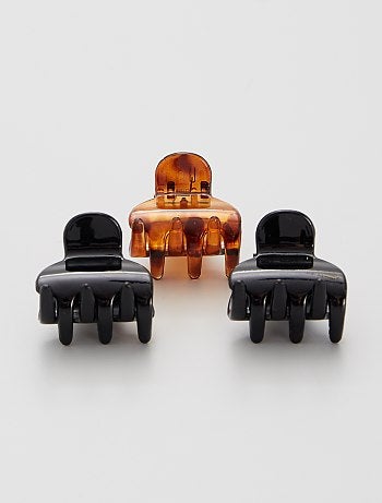 Lot de 3 pinces crabes