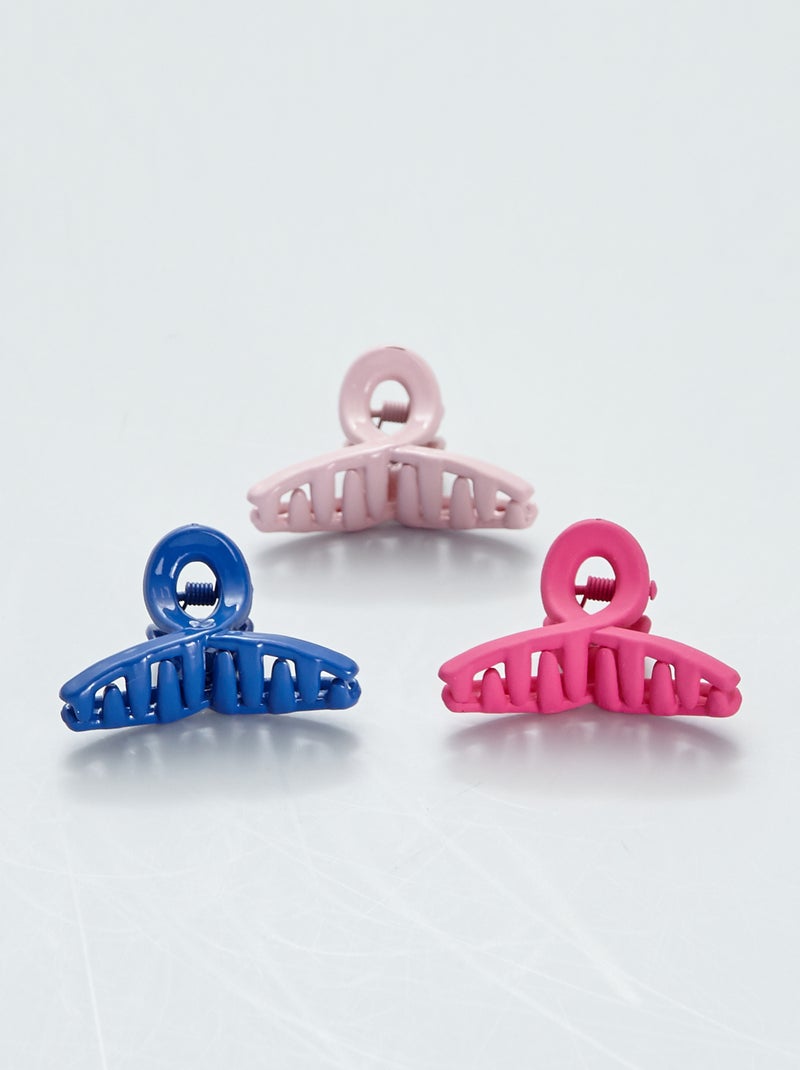 Lot de 3 pinces crabes Vert - Kiabi