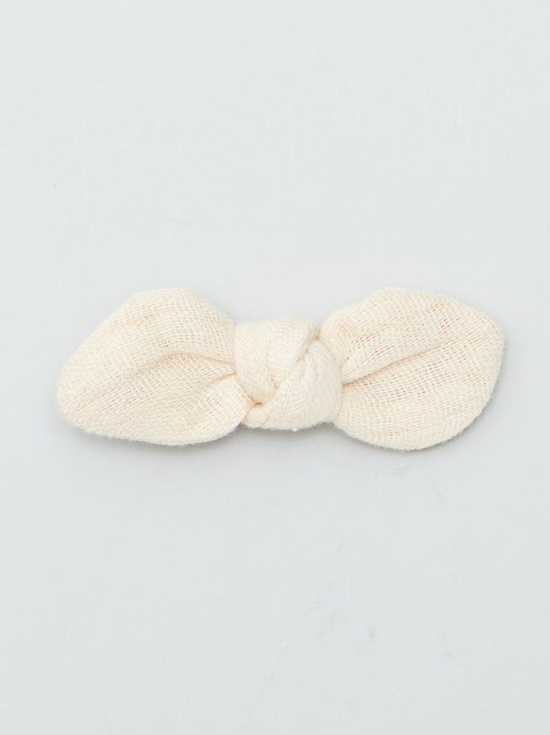 Lot de 3 pinces croco à noeud Bleu - Kiabi