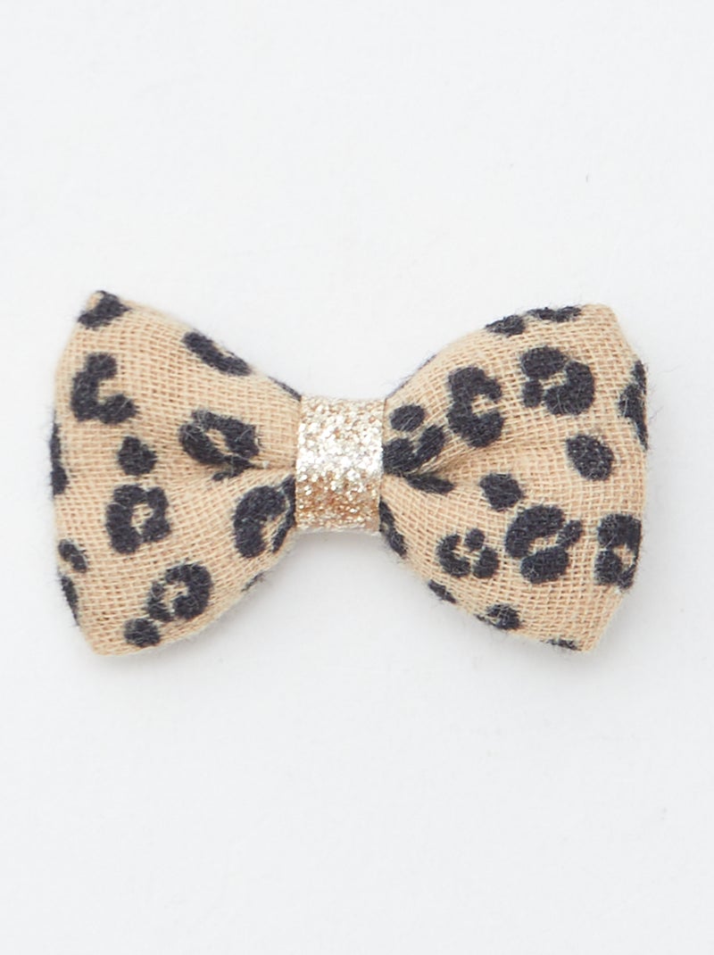 Lot de 3 pinces croco à noeud Kaki - Kiabi