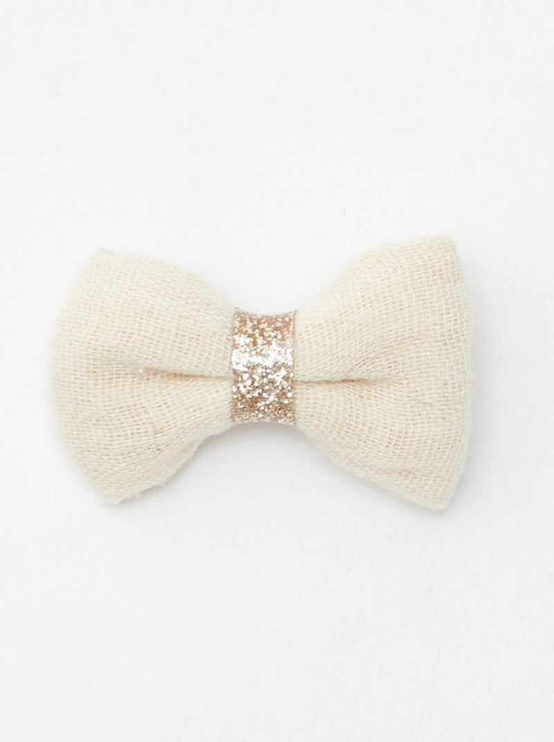 Lot de 3 pinces croco à noeud Kaki - Kiabi