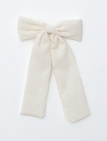 Lot de 3 pinces croco avec nœud fantaisie et ruban