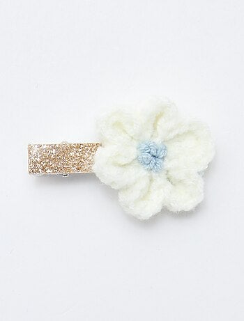 Lot de 3 pinces croco en macramé