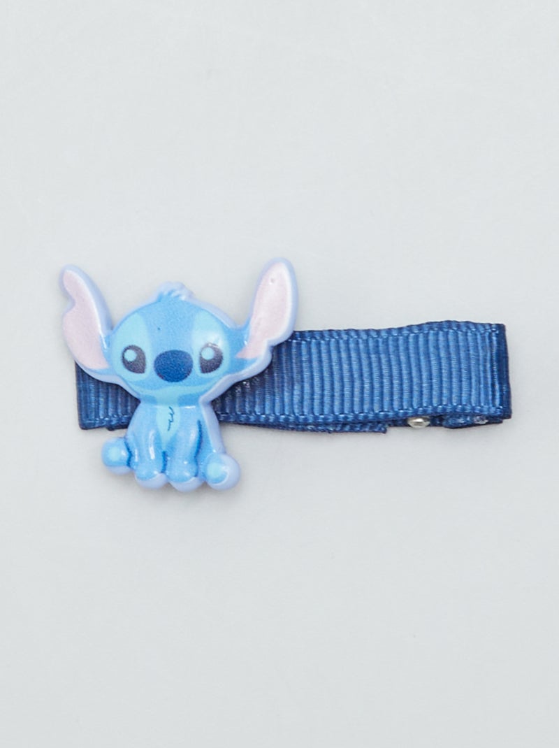 Lot de 3 pinces 'Stitch' de 'Disney' Bleu - Kiabi