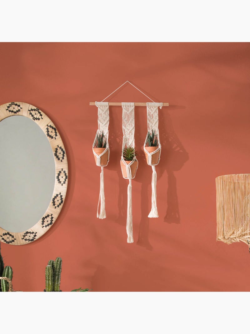 Lot de 3 plantes suspendues HACIENDA Ivoire - Kiabi