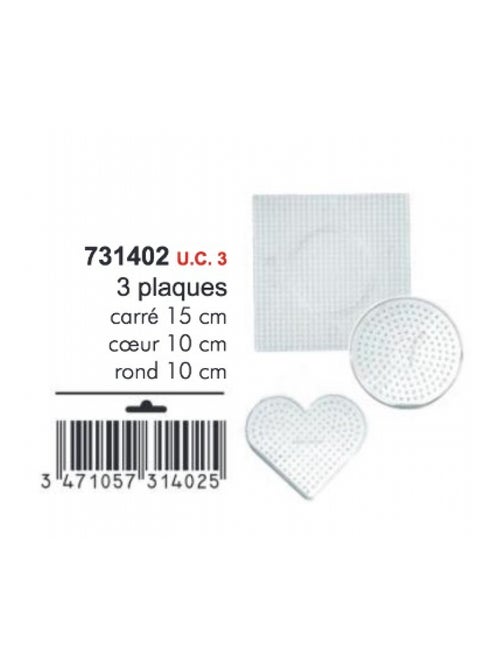 lot de 3 plaques a picots perlou - Kiabi