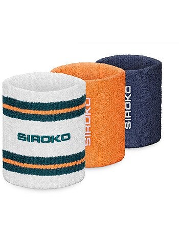 Lot de 3 poignets de tennis tennis homme et femme inner heritage