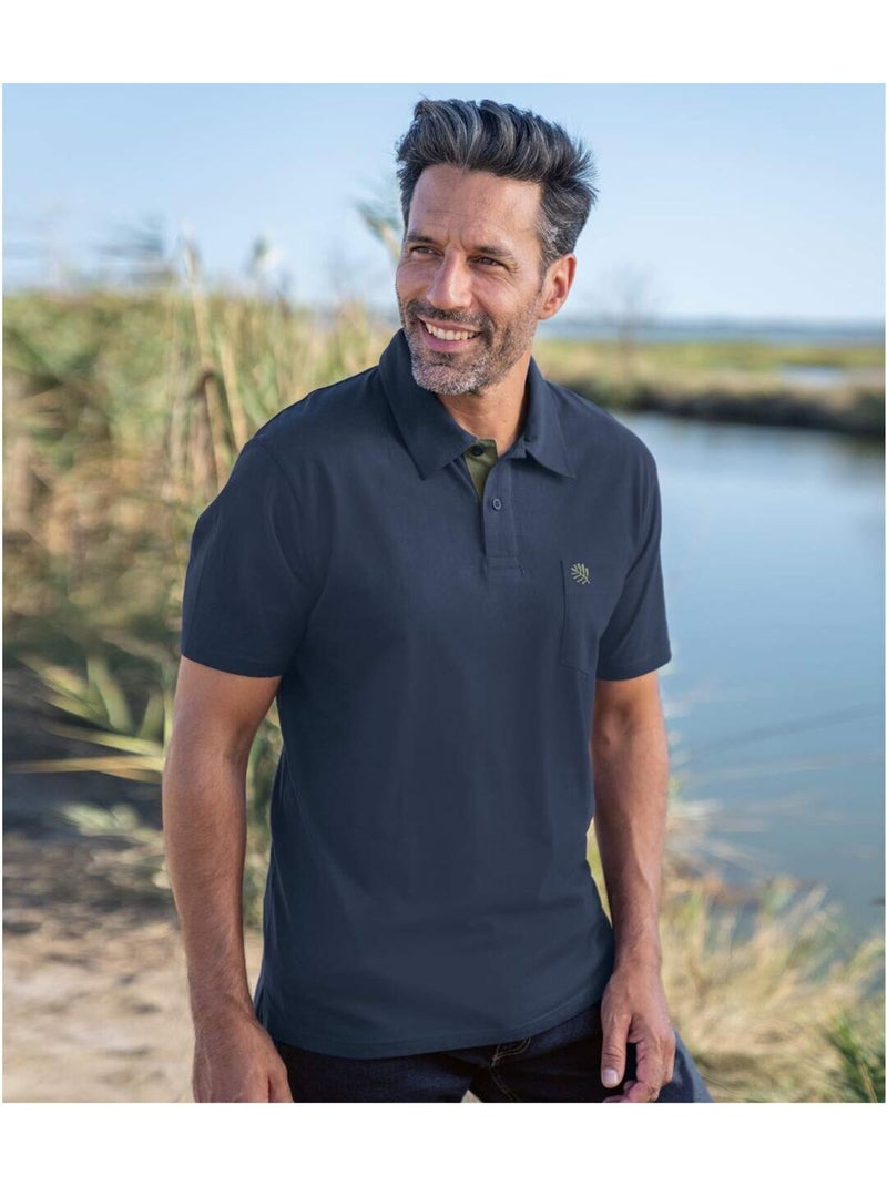 Lot de 3 Polos Coton Atlas For Men(R)   - ATLAS FOR MEN Bleu Jaune - Kiabi