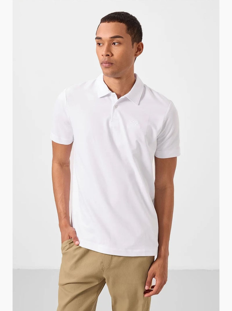Lot de 3 polos coton mélangé tommy Bleu ciel - Kiabi
