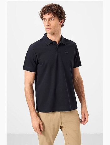 T-shirt polo homme en mélange de coton tommy