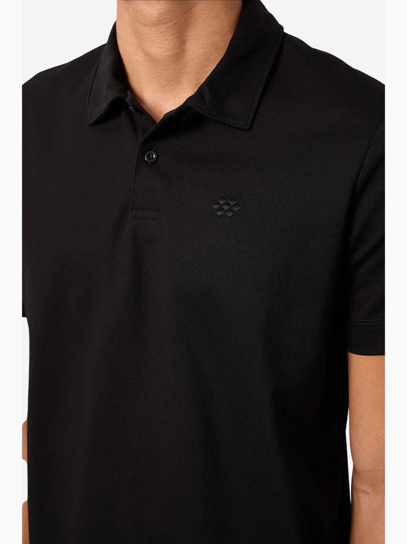 Lot de 3 polos coton mélangé tommy Noir - Kiabi