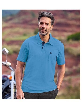 Lot de 3 Polos Coton Sans Boutons - ATLAS FOR MEN