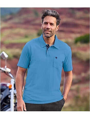 Lot de 3 polos coton sans boutons - atlas for men