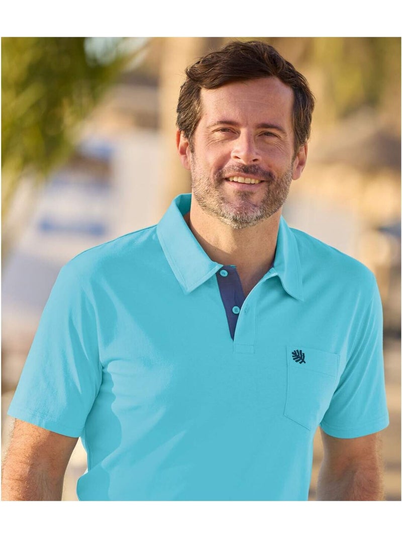 Lot de 3 polos coton unis   - atlas for men Noir / Vert / Rouge - Kiabi