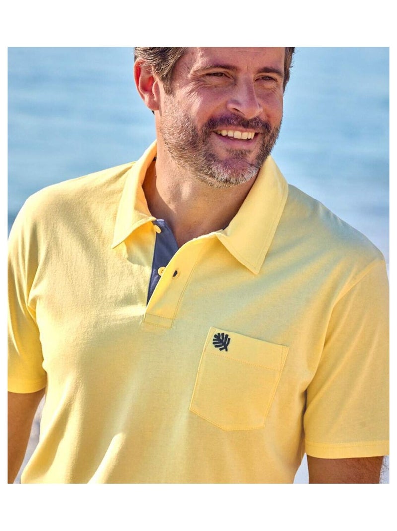 Lot de 3 polos coton unis   - atlas for men Noir / Vert / Rouge - Kiabi